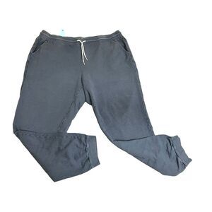 MATE The Label Joggers Adult 2X Charcoal Drawstring Jogger Sweatpants Terry Mens